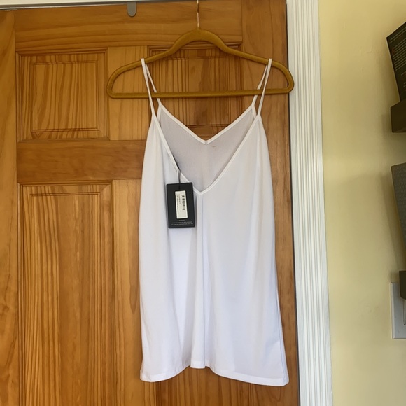 White Backless Strappy Detail Cami Dress - Picture 4 of 5